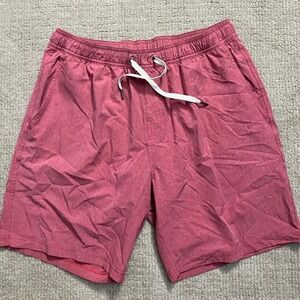 Fair Harbor Hybrid Shorts Elastic Waist Swim Trunks Casual Athletic L